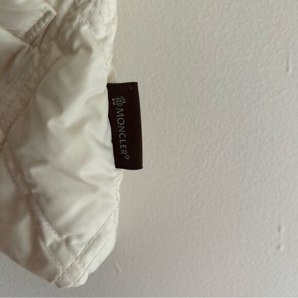 Moncler Vintage Cream Down Jacket Vest - Picture 9 of 13